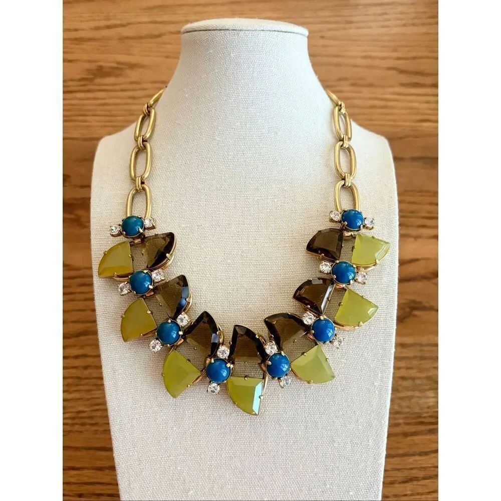 J.Crew | Chunky Oval Link Statement Necklace | 18” Adjustable
